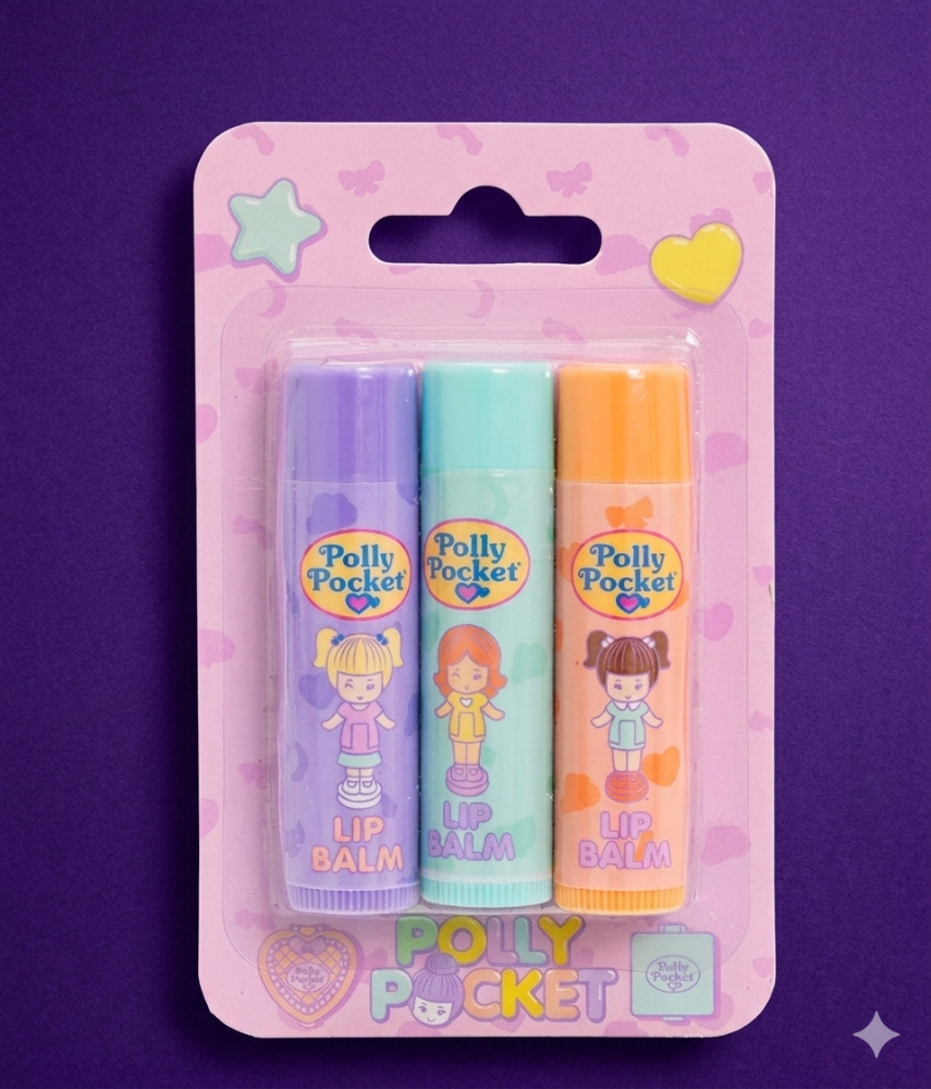 Kit Lip Balm X3 Polly Pocket