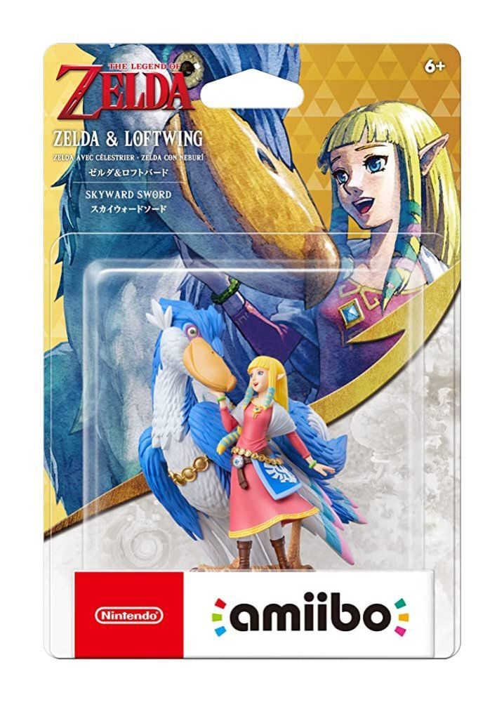 Amiibo Zelda & Loftwing The Legend of Zelda Skyward Sword HD Nintendo Switch