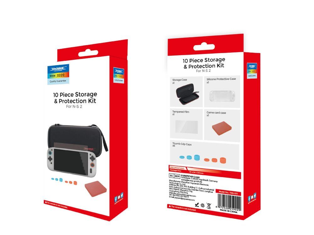 10 Piece Storage Y Protection Kit Nintendo Switch 2 TNS-5111