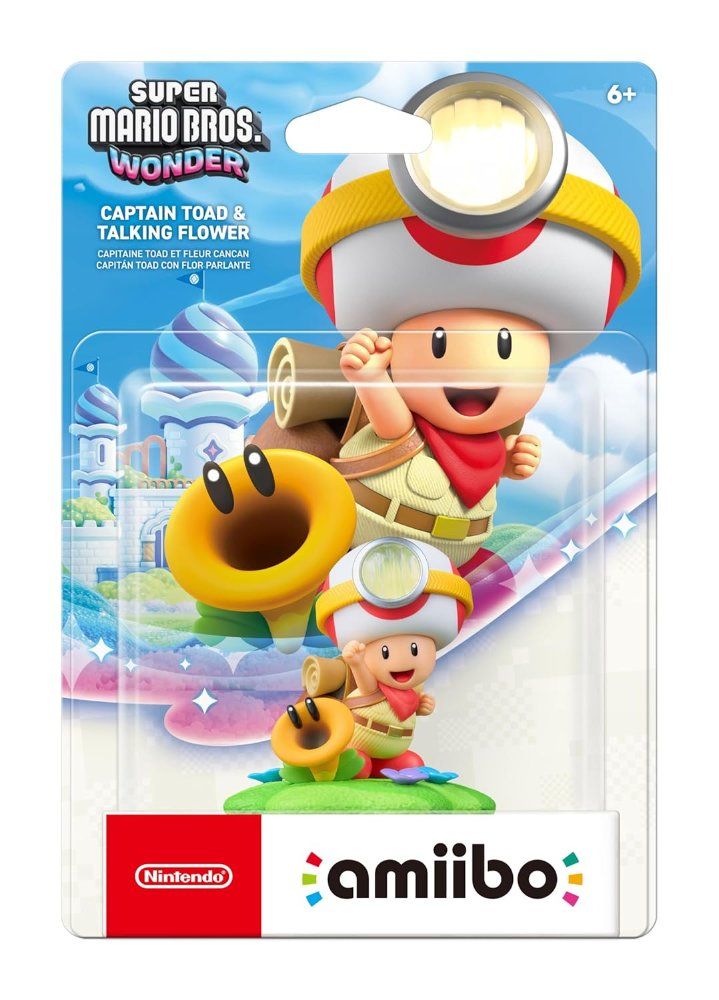 Amiibo Captain Toad & Talking Flower