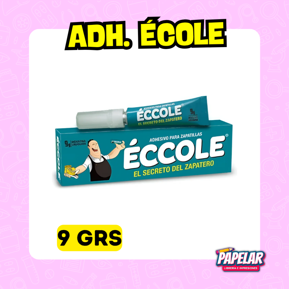 ADHESIVO ECOLE INST. 9GRS