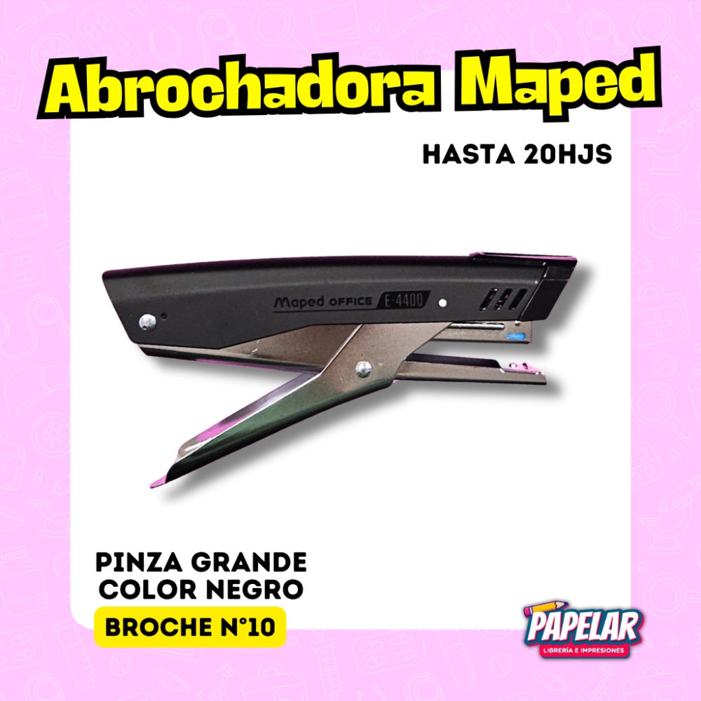 ABROCHADORA MAPED ESSENTIAL 4400 Nº10 METAL NEGRO