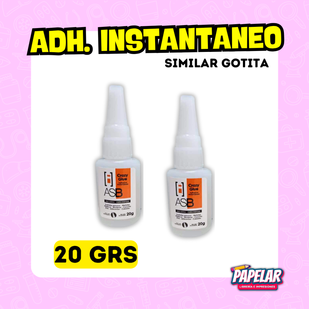 ADHESIVO INSTANTANEO ASB 20grs