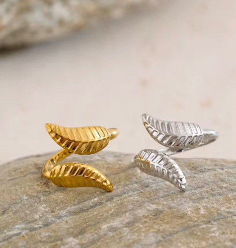 Anillo ajustable de hoja en ambos lados