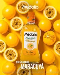 AGUARDIENTE MEDALLO MARACUYA 750ML
