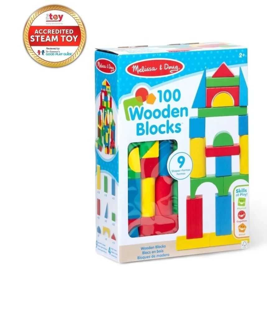100 WOODEN BLOKS
