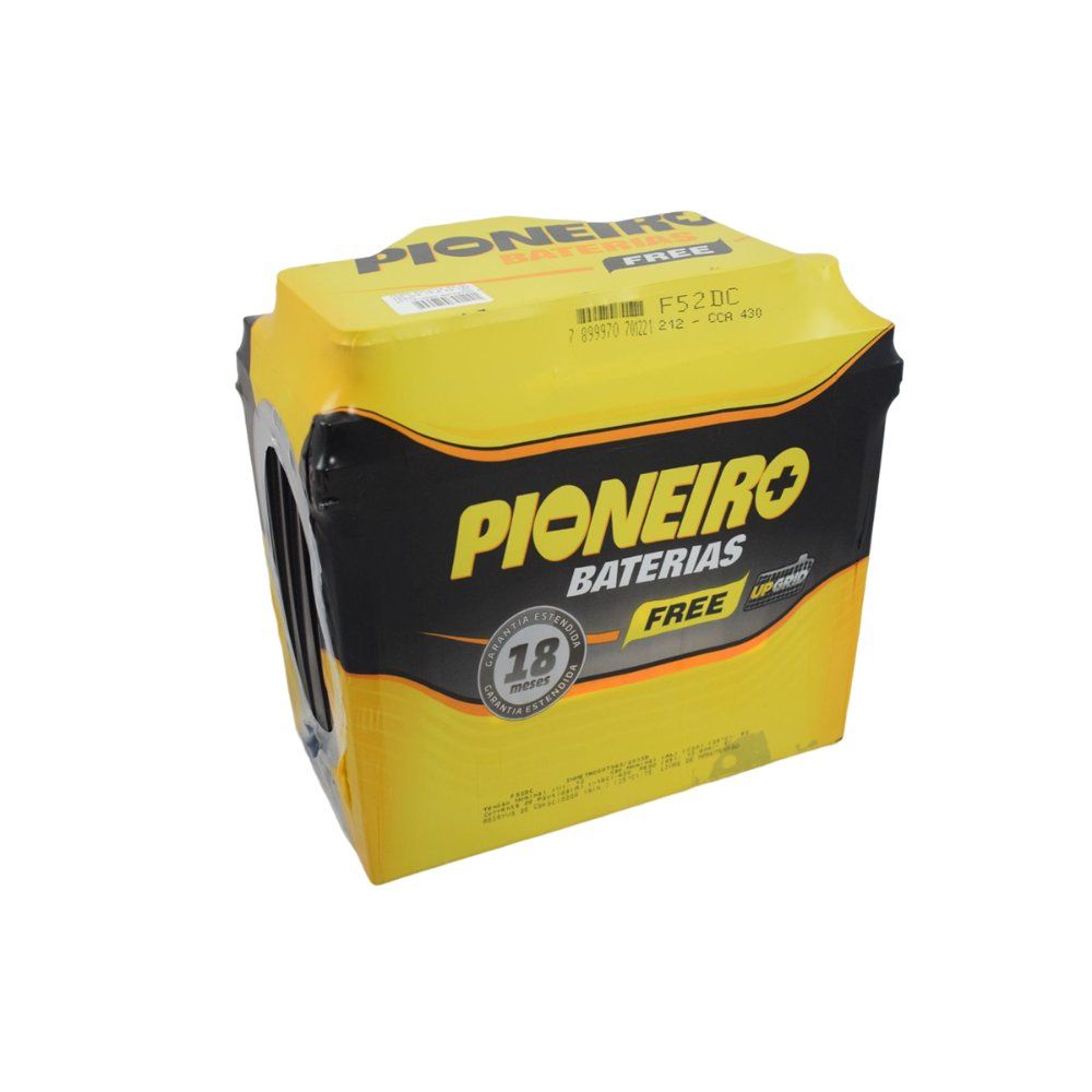 B-Bateria Pioneiro 52AH Borne fino