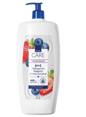 CREMA AVON 1L FRUTOS ROJOS
