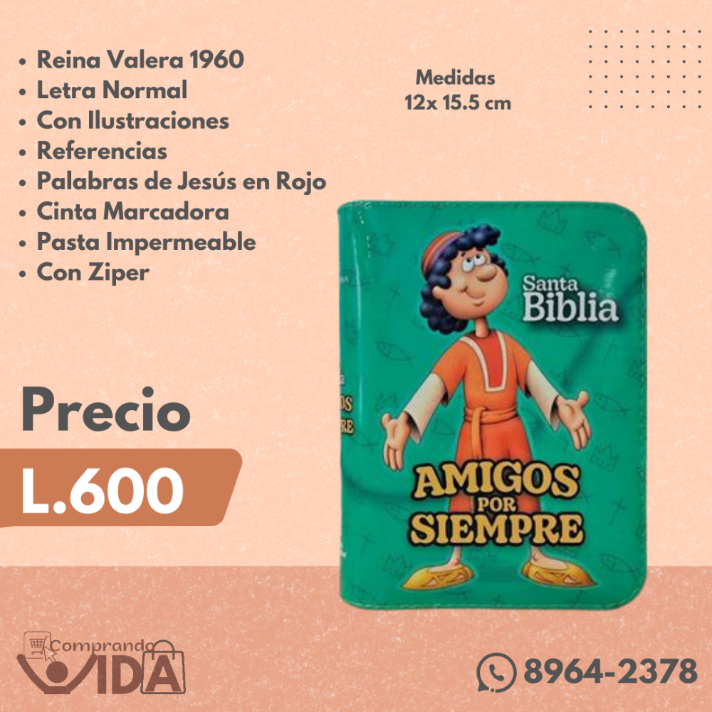 BIBLIA AMIGOS POR SIEMPRE VERDE
