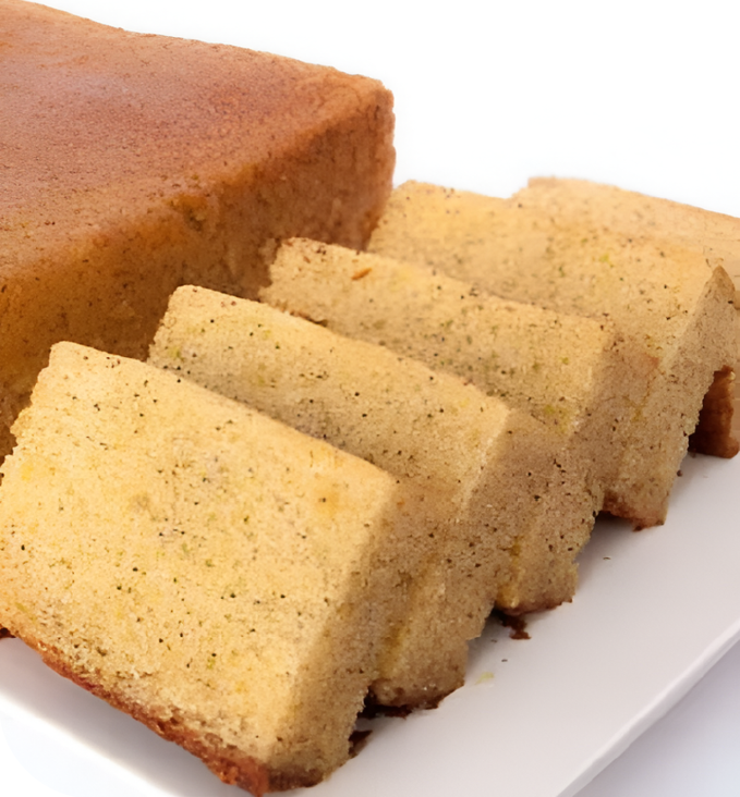 Bizcocho de Naranja (16 porciones o 72 bocados)