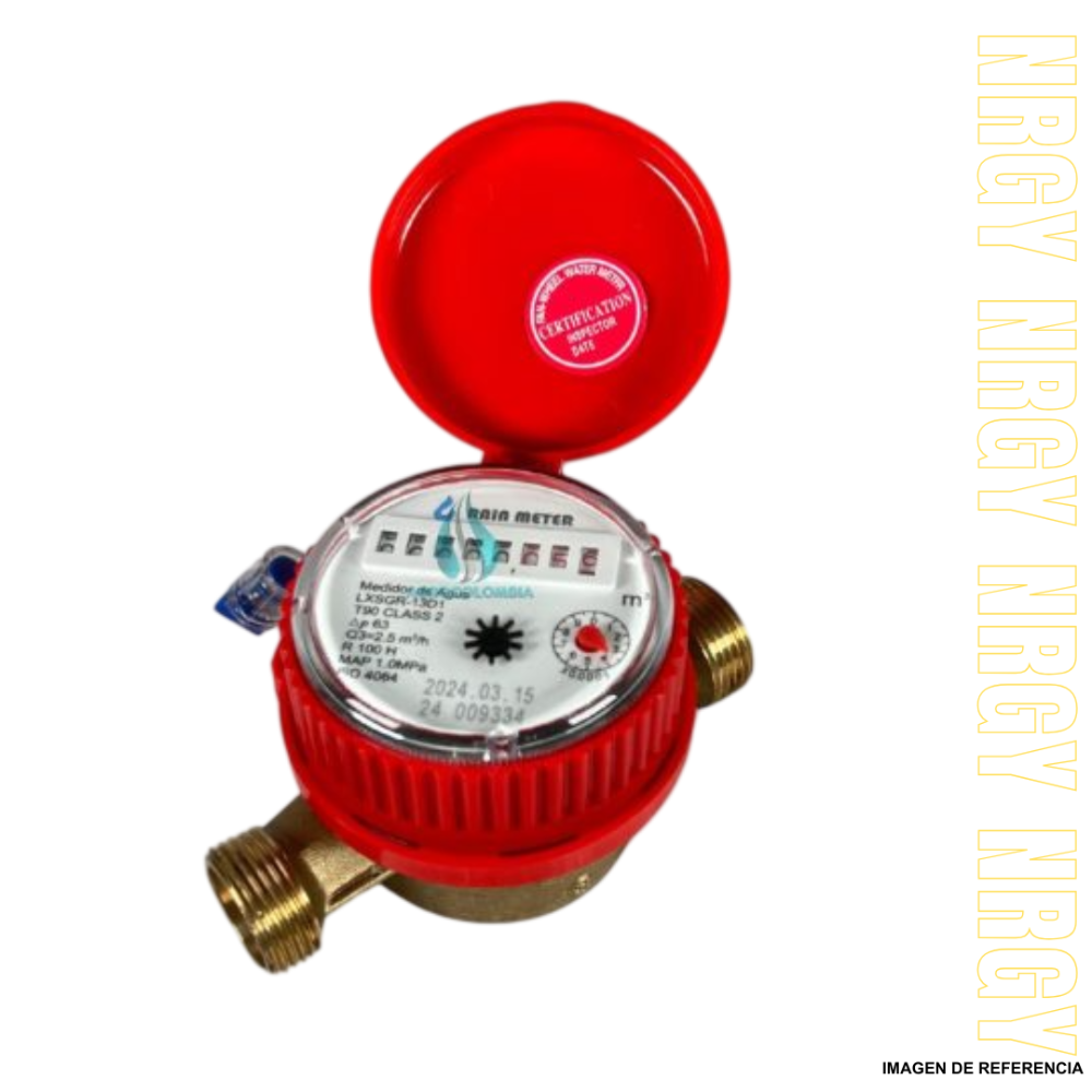 CONTADOR INTERNO AGUA rojo