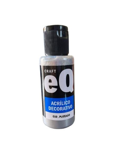 ACRILICO  METALIZADO PLATEADO 50CC EQ