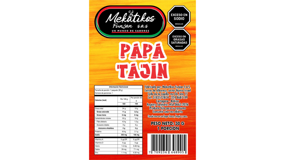 PAPA TAJIN 30GR