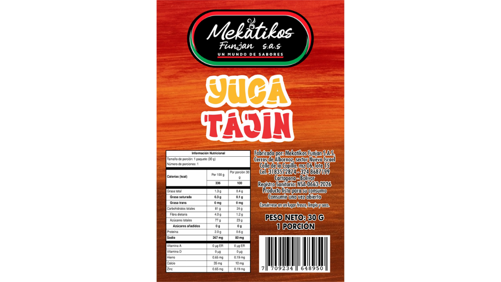 YUCA TAJIN 30GR