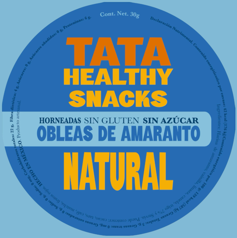 Obleas de Amaranto Natural 30gr