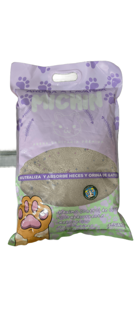 ARENA PARA GATO LAVANDA