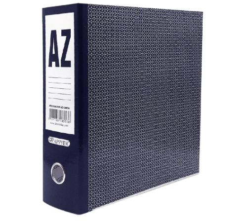Archivador AZ Carta C/B Azul Oscuro