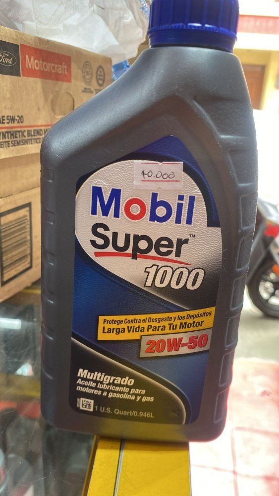 ACEITE MOBIL 20W50 1/4 SELLADO