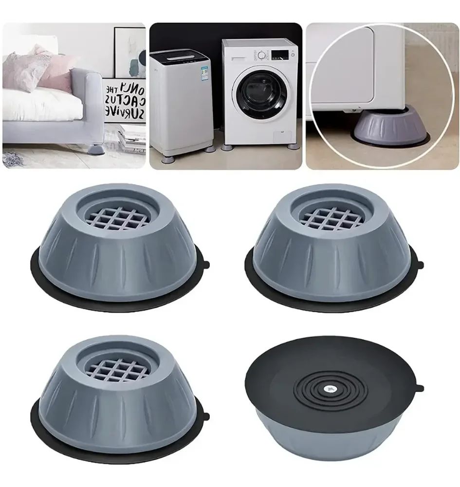 Almohadillas Antivibración Para Patas De Lavadora Nevera X4