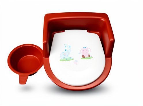 BAÑITO ENTRENADOR ECONOMICO DE PLASTICO, BACINICA EXTRAIBLE.