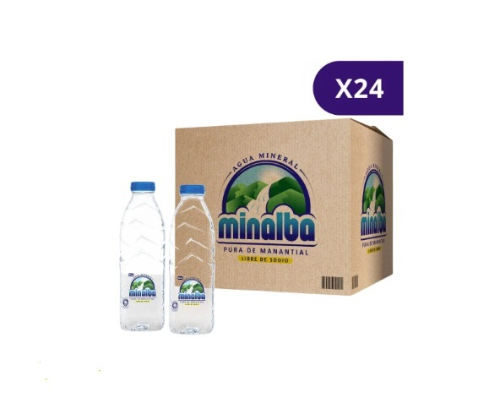 AGUA MINERAL MINALBA 355CC x24
