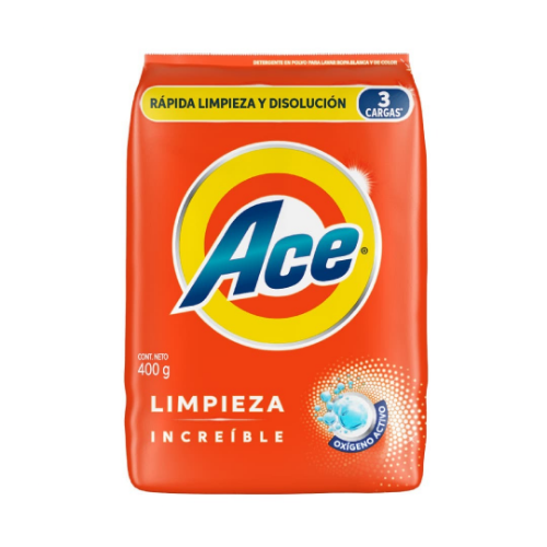 ACE DET POLVO COL 400GX24UN