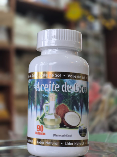 Aceite de coco en capsulas 90cps
