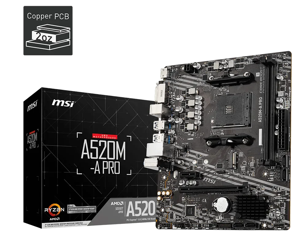 MSI  A520M - APRO