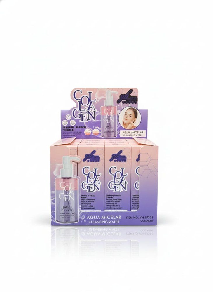 AGUA MICELAR CON COLÁGENO LIMPIEZA FACIAL