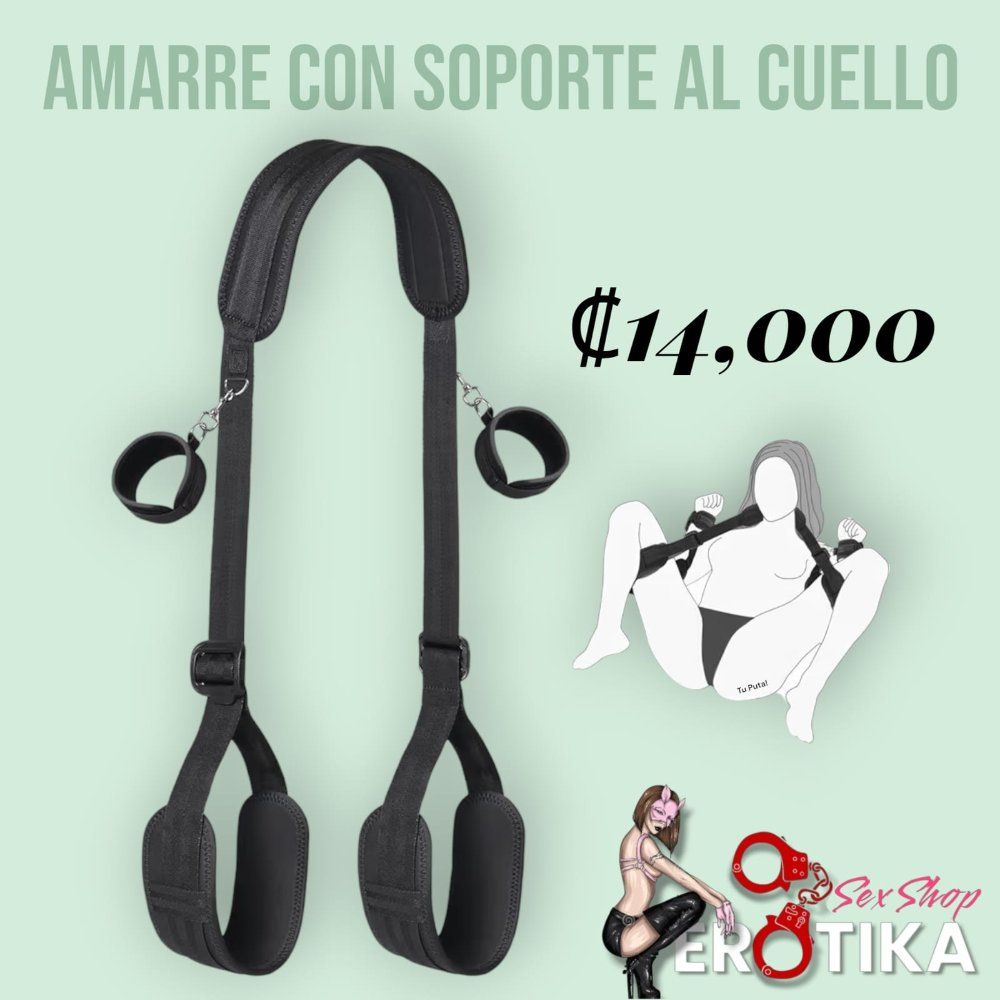 Amarre de pies y manos con soporte
