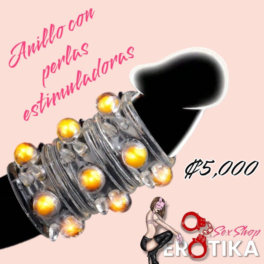 Anillo triple de perlas