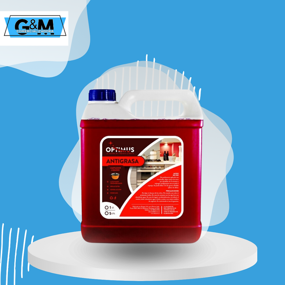 ANTIGRASAS 5 LTS MARCA OPTIMUS
