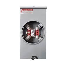 Base socket: 6 terminales, 20 Amp, Milbank USA, UC1299
