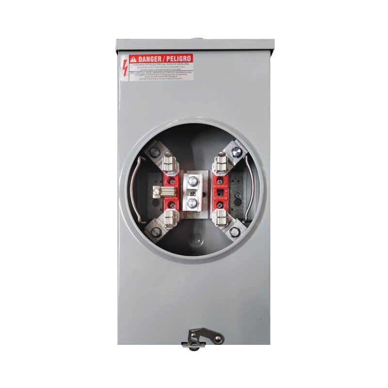 Base socket: 5 terminales, 200 Amp, Milbank USA, U7021