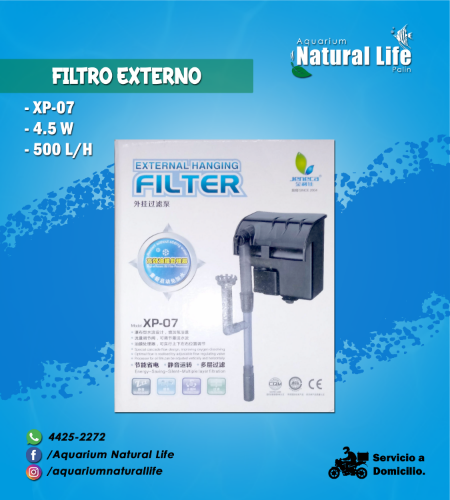 Filtro Externo JENECA. | XP-07.