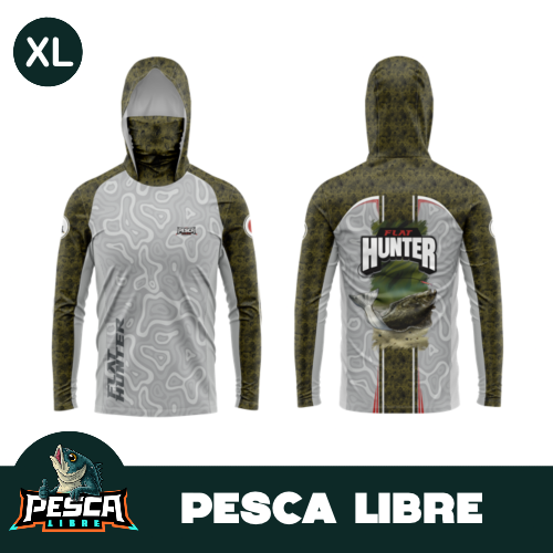 TALLA XL - POLO FLAT HUNTER CON CAPUCHA Y BANDANA