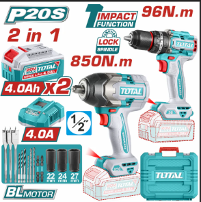 LLAVE 850NM MAS TALADRO PERCUTOR 96NM TOTAL