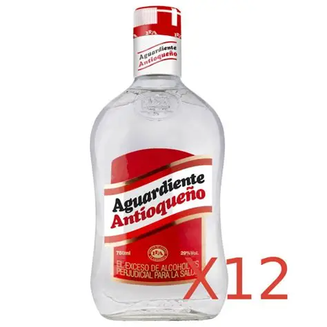 Aguardiente Antioqueño Rojo sin Azzucar 750ml