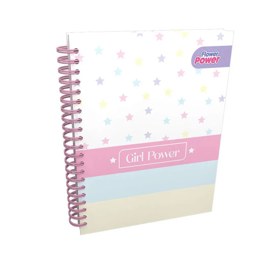 Cuaderno Multimateria Pasta Dura Flower Power 200 hojas