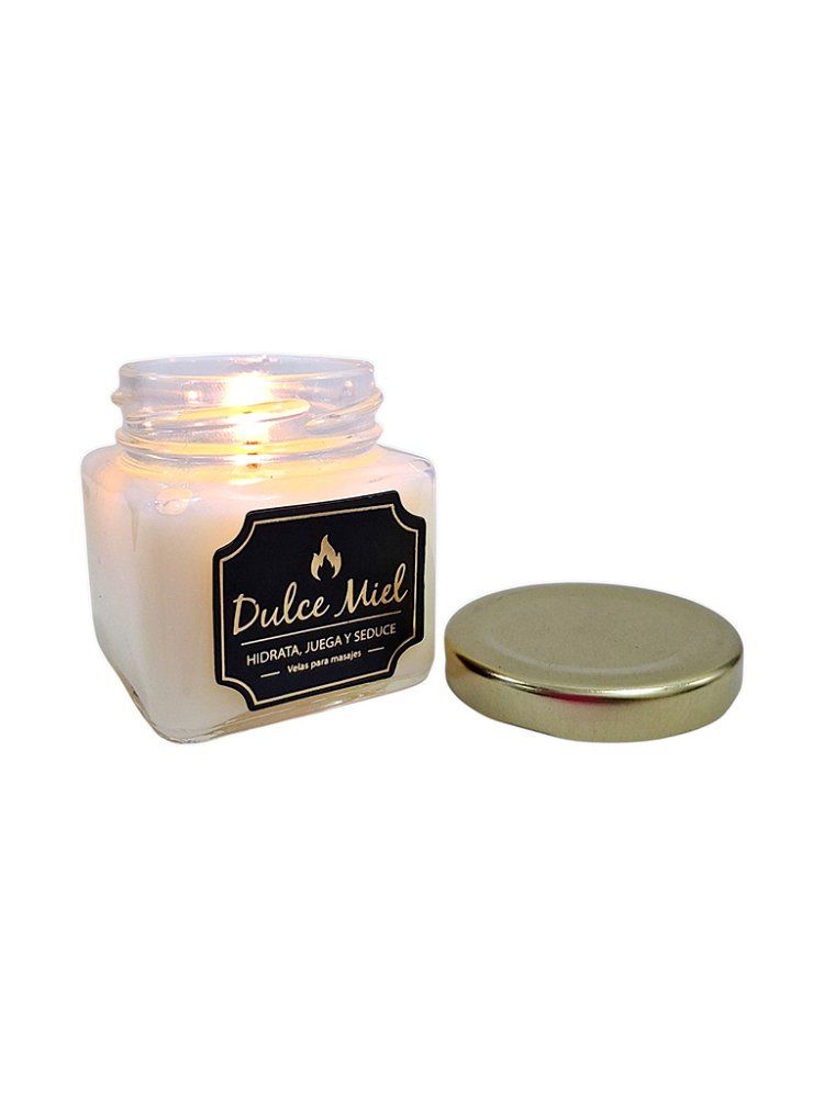 01070 Vela Dulce Miel 80ml en vidrio con feromonas Zafari