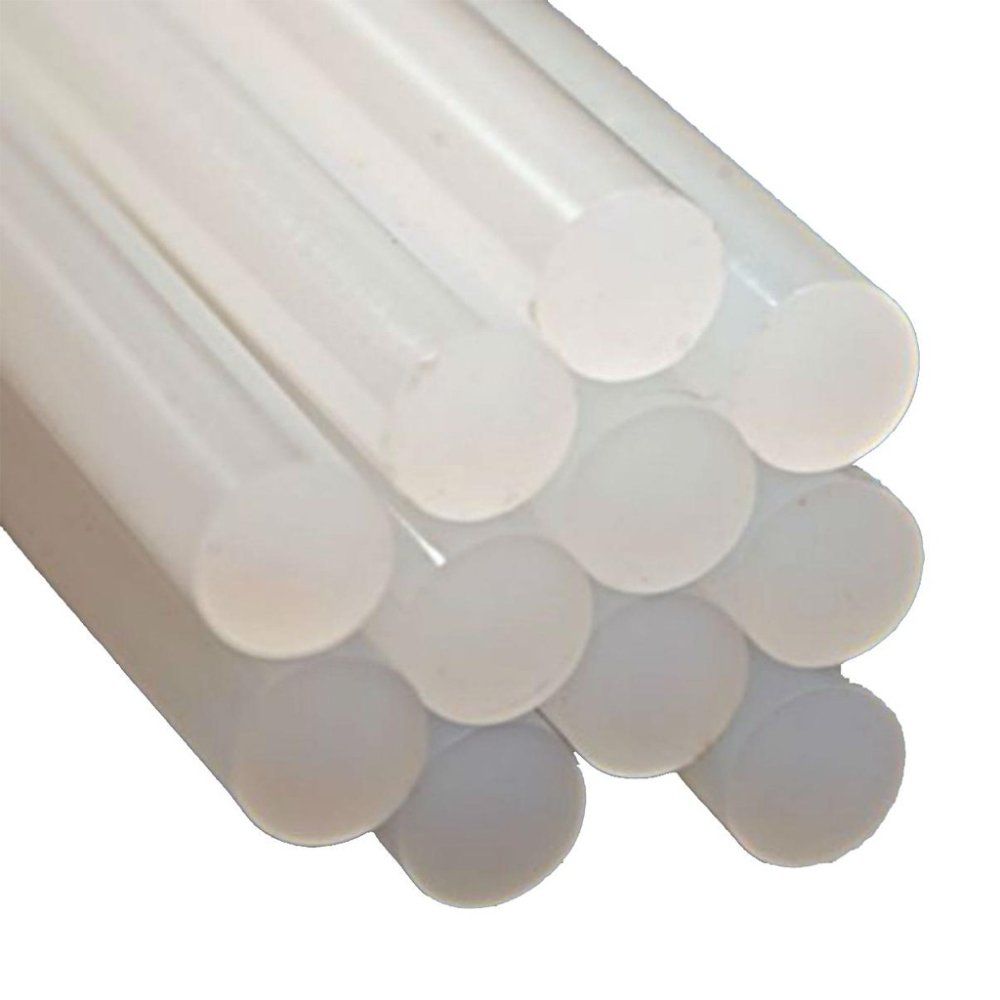 SILICONA  BARRA  GRUESA TRANS 30CM 1KG UNIDAD