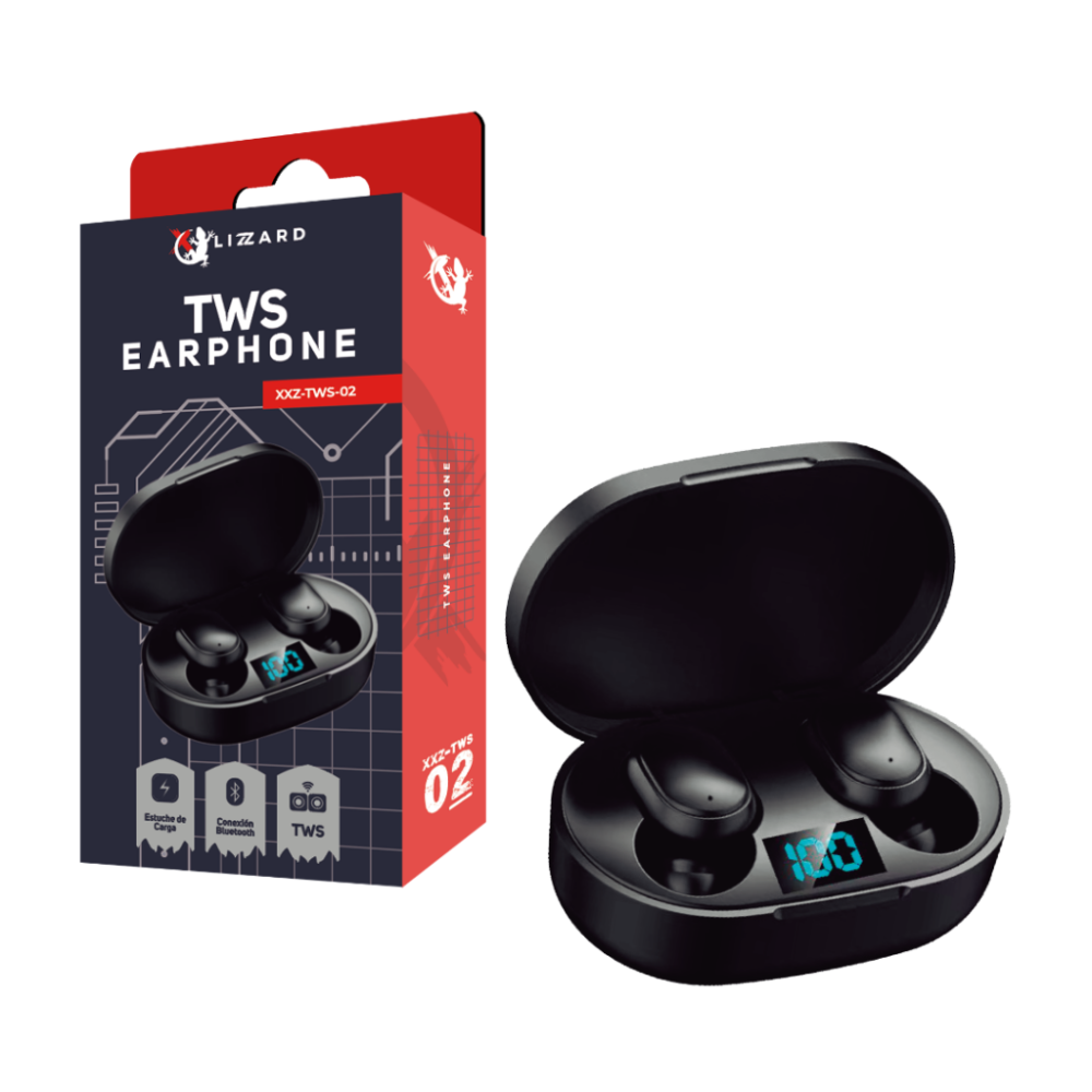 Auriculares BT xxz-tws-02 lizard