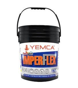 PINTURA IMPERFLEX BLANCO CUNETE 5 GAL YEMCA