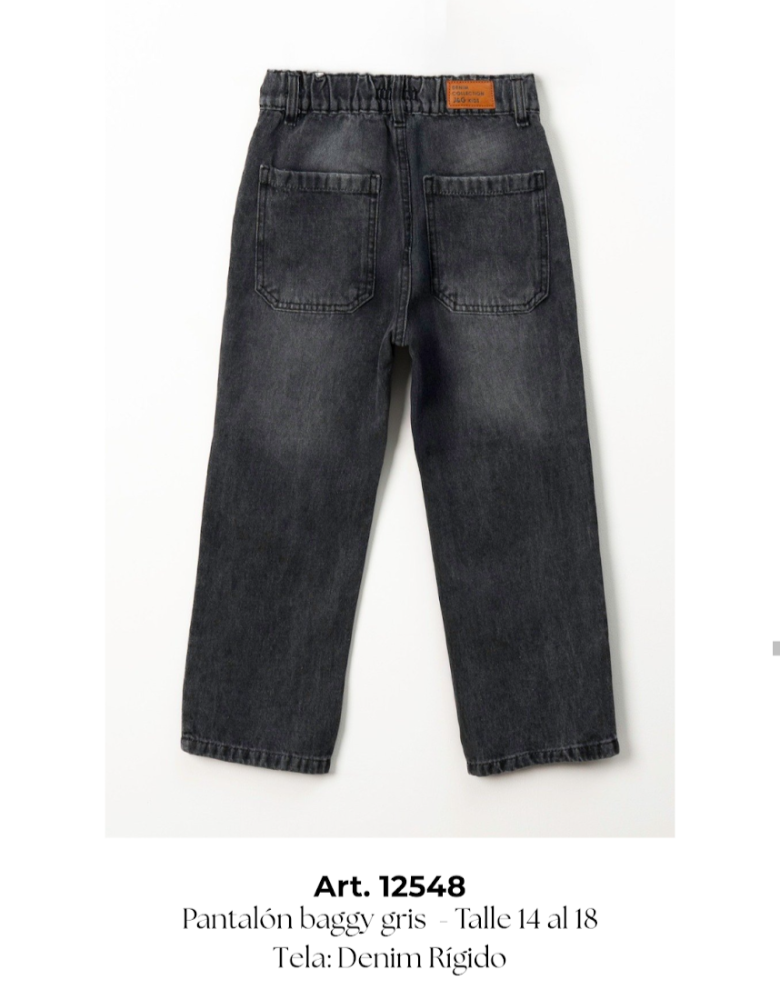 BAGGY GRIS 14/16/18