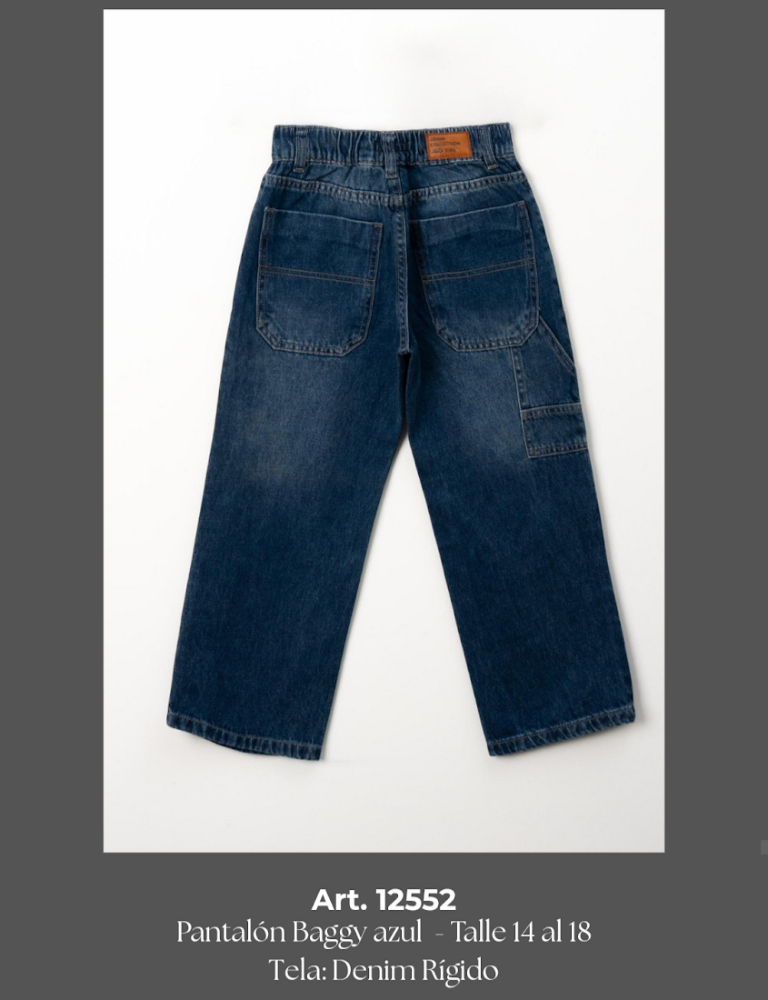 BAGGY AZUL 14/16/18