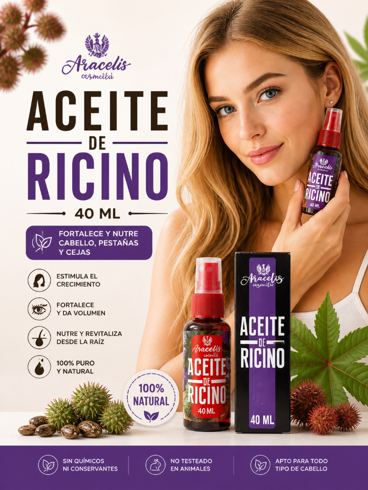 ACEITE DE RICINO 40ML ARACELIS
