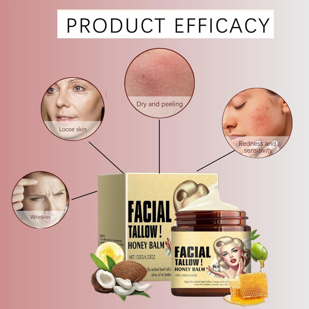Facial tallow. Sargo de ternera batida y bálsamo de miel