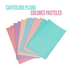1/8 CARTULINA PASTEL