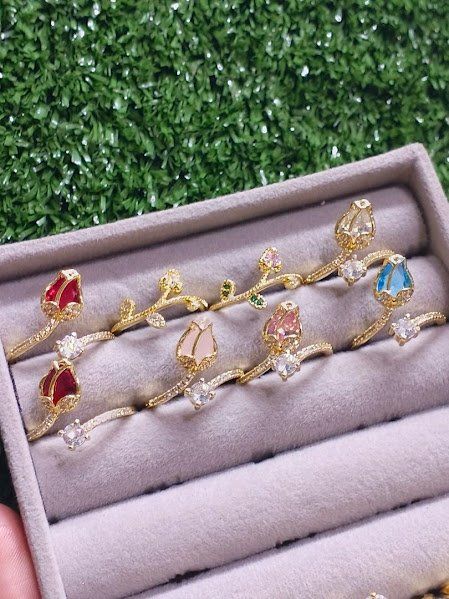 Anillos de tulipan
