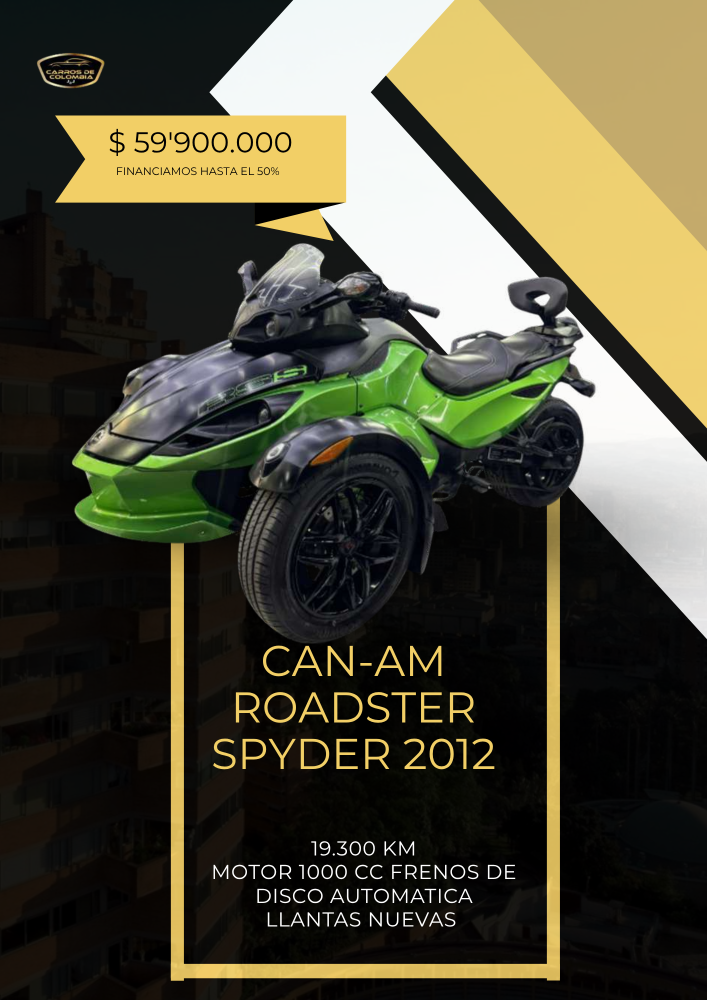 CAN-AM ROADSTER SPYDER 2012